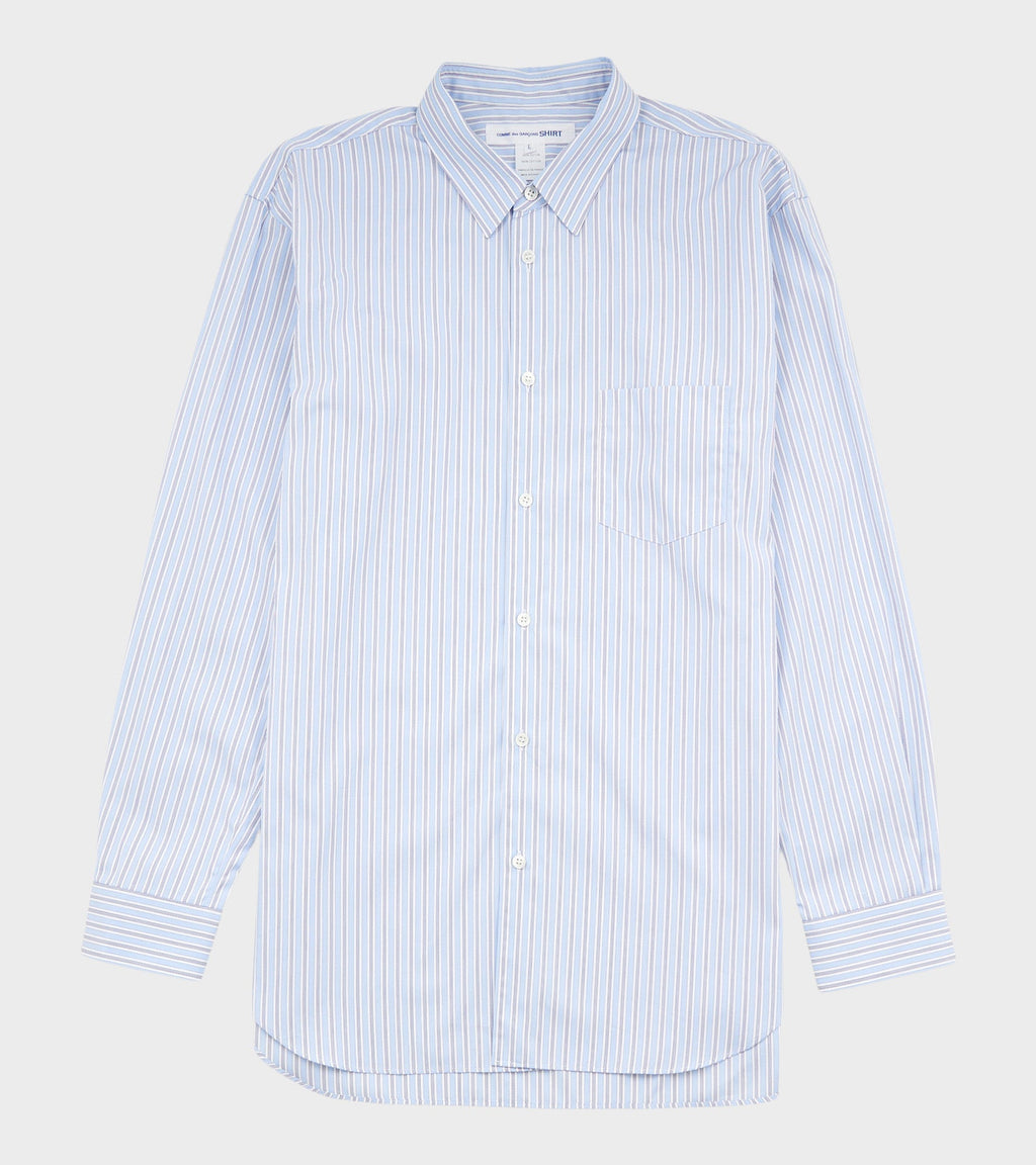 Striped Shirt Blue Mix