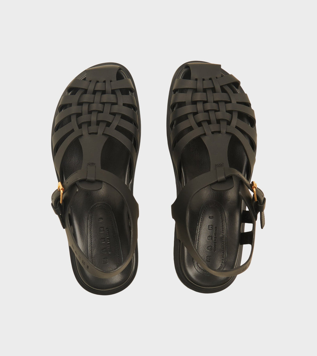 Fisherman Fussbett Sandal Black