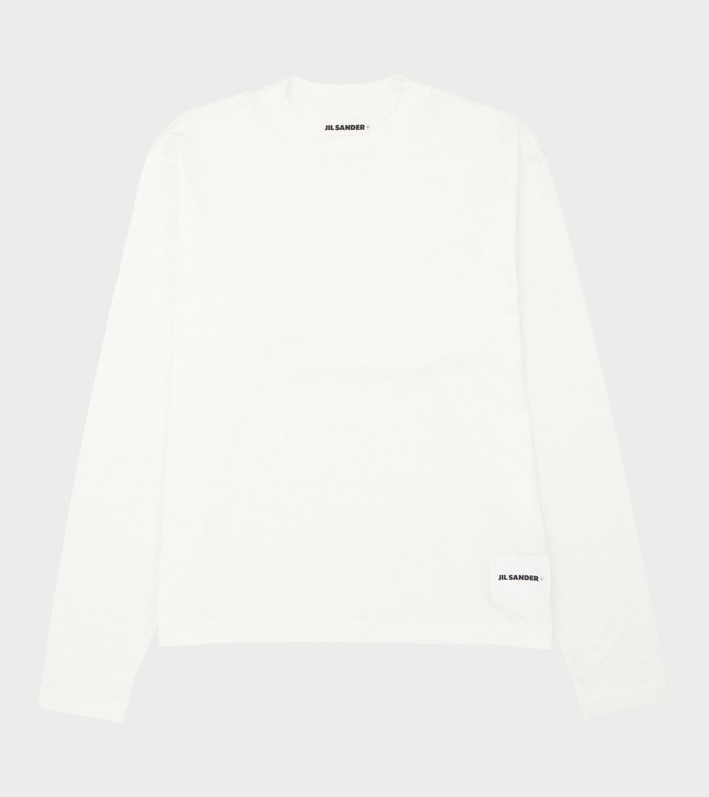 3-Pack LS T-shirt Set White