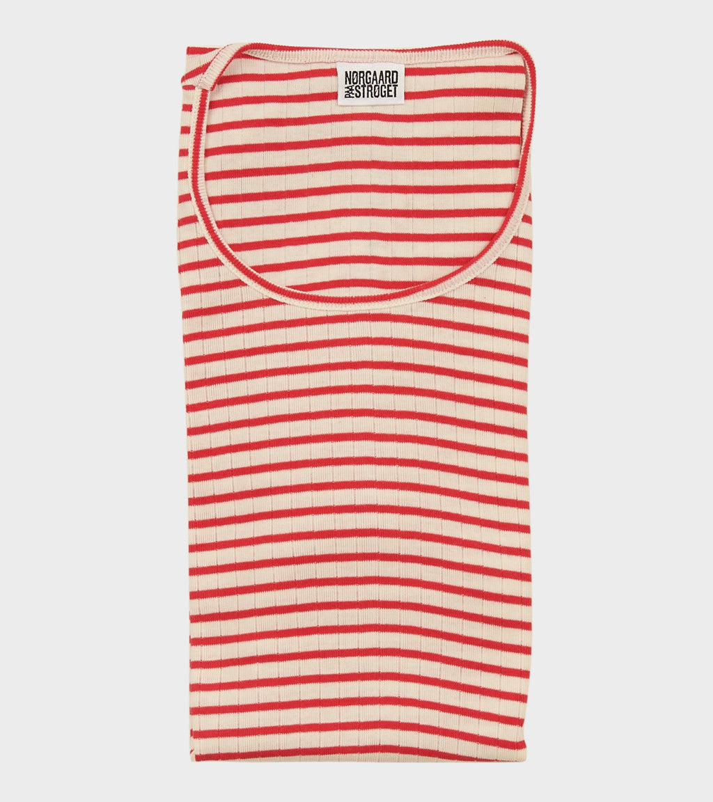 101 Rib NPS Stripes Ecru/Red