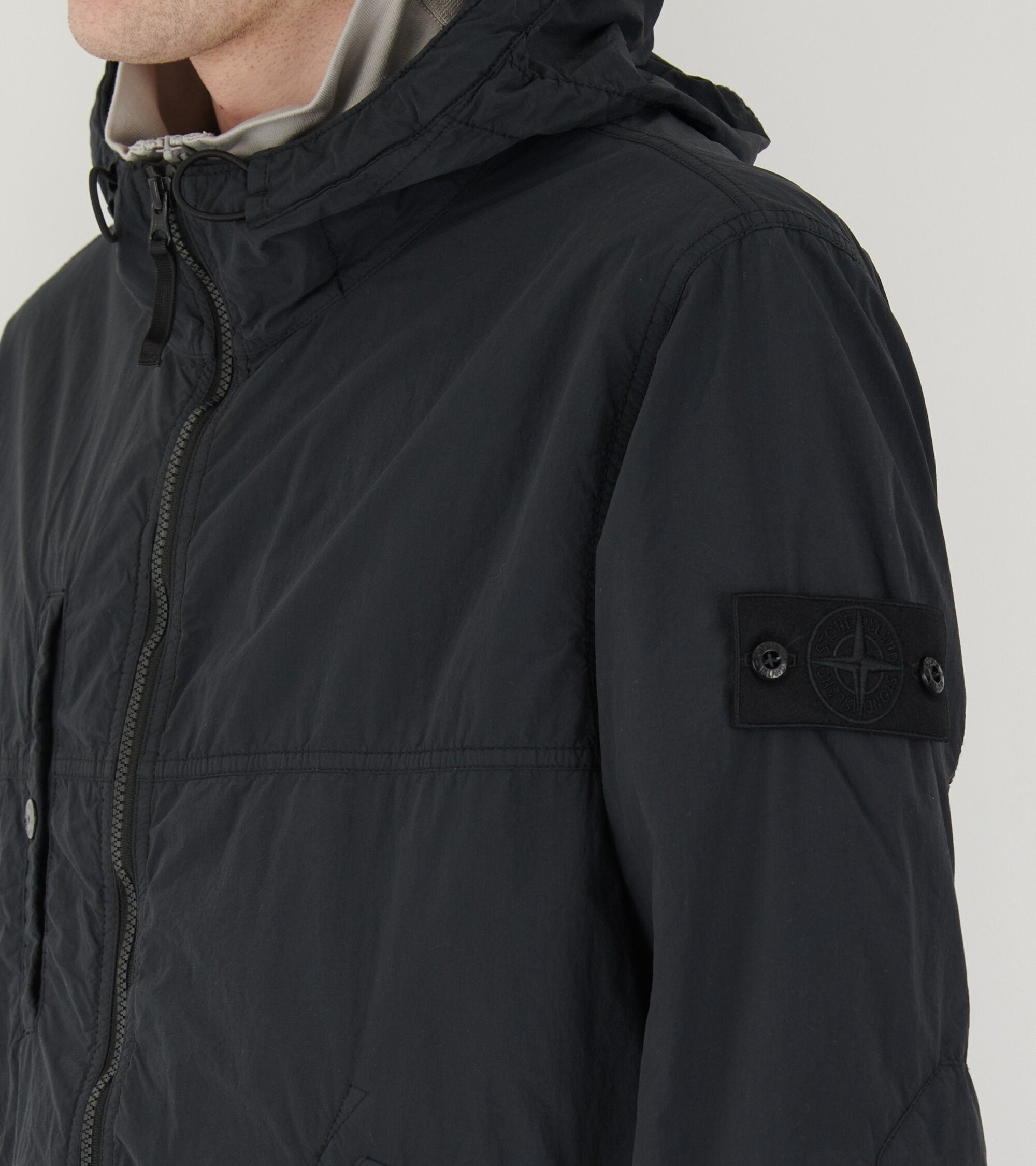 Ghost Nylon Smerigliato Jacket Black