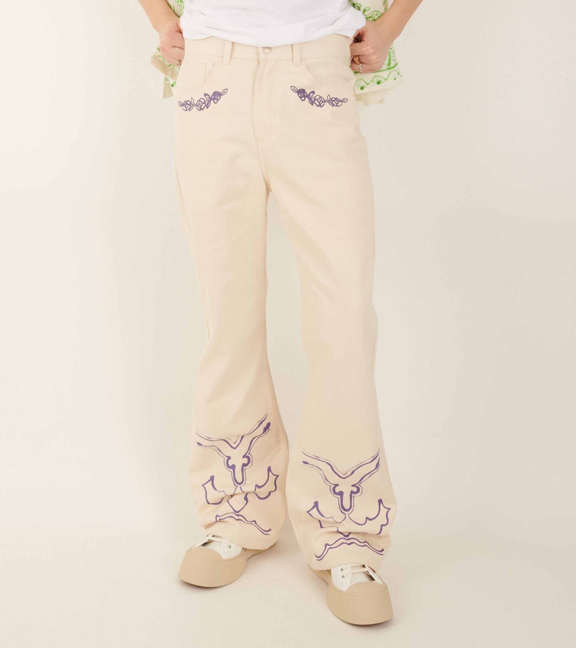 Licky Luck Jeans Off-white