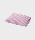 Percale Pillow 60x63 Mallow Pink Stripes