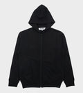 U Backside Red Heart Hoodie Black