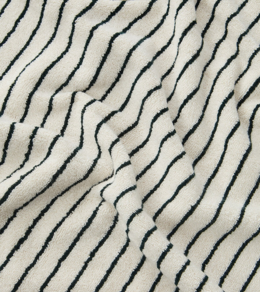 Guest Towel 30x50 Racing Green Stripes