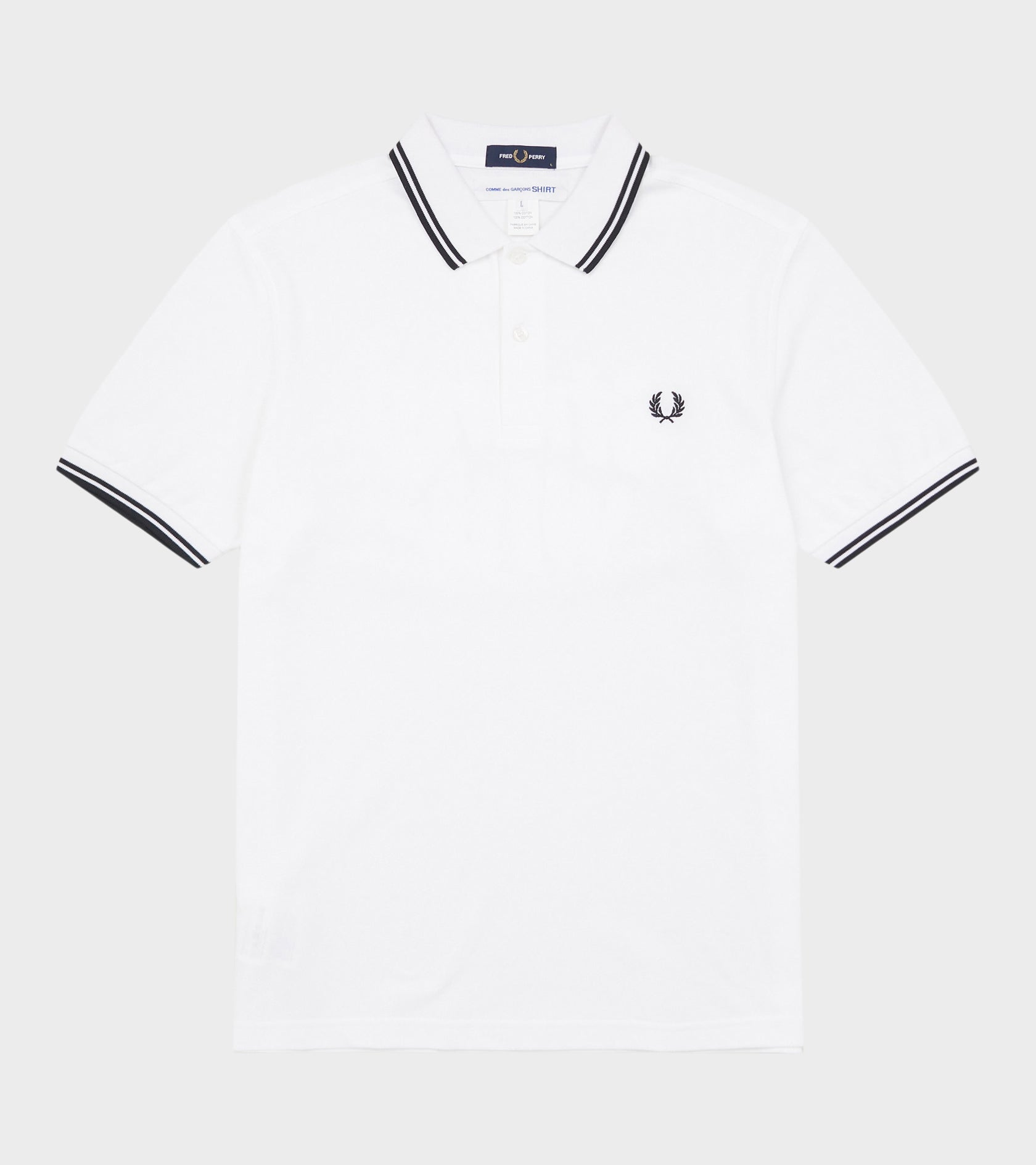 X Fred Perry Strong Will Polo White