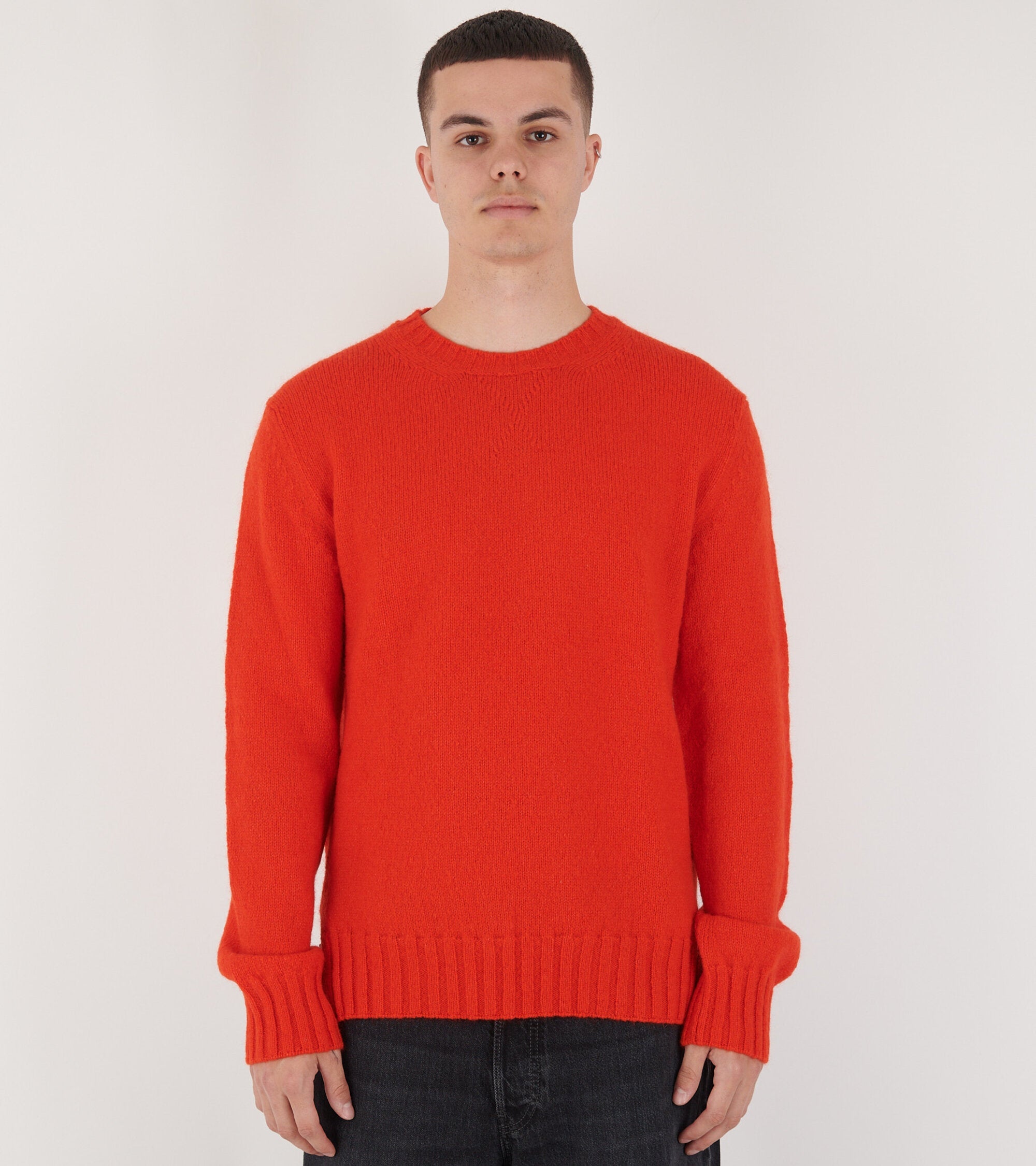 Lightweight Mohair Wool Knit Poppy