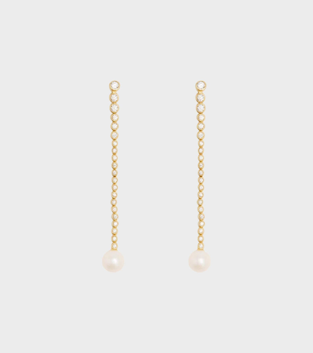 Odile Chandelier Earrings Gold