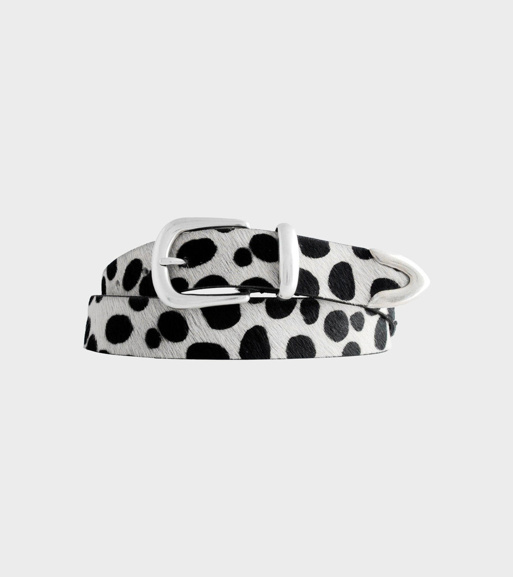 Dr. X Adams M2428 Dalmatian Belt White/Black