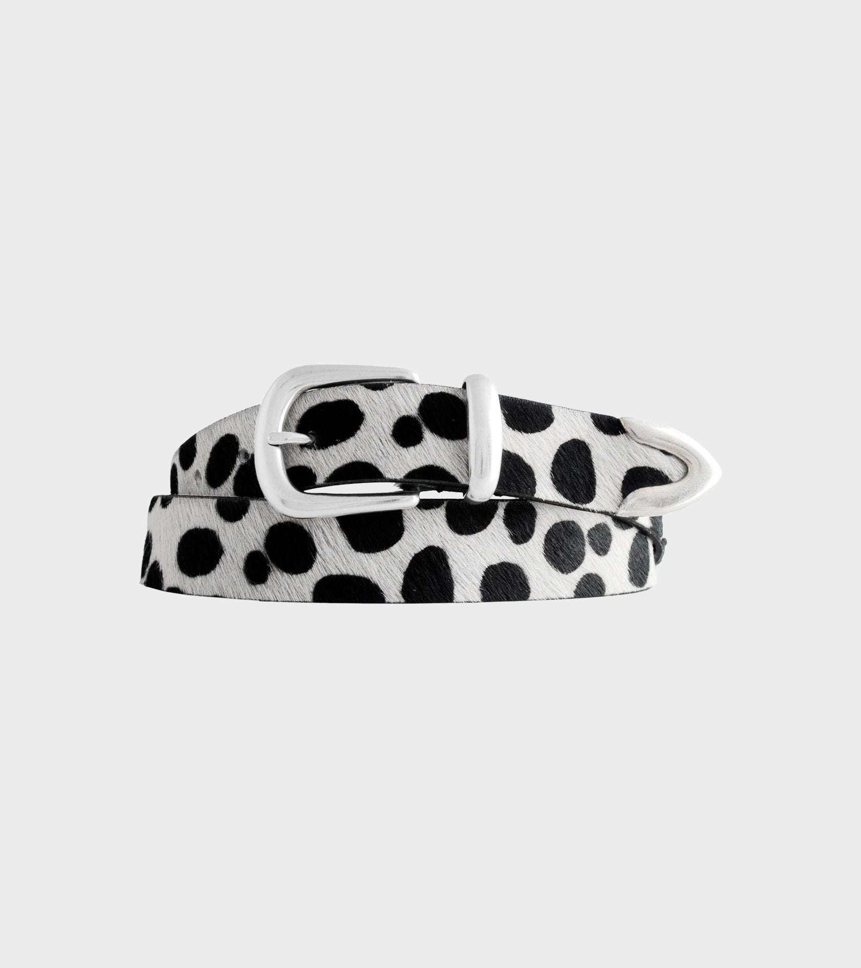 Dr. X Adams M2428 Dalmatian Belt White/Black