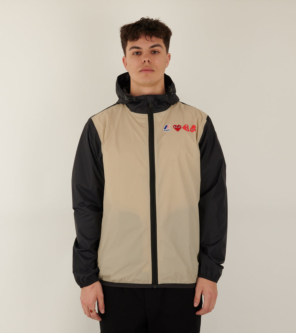 K-WAY Packable 3 Jacket Black/Beige
