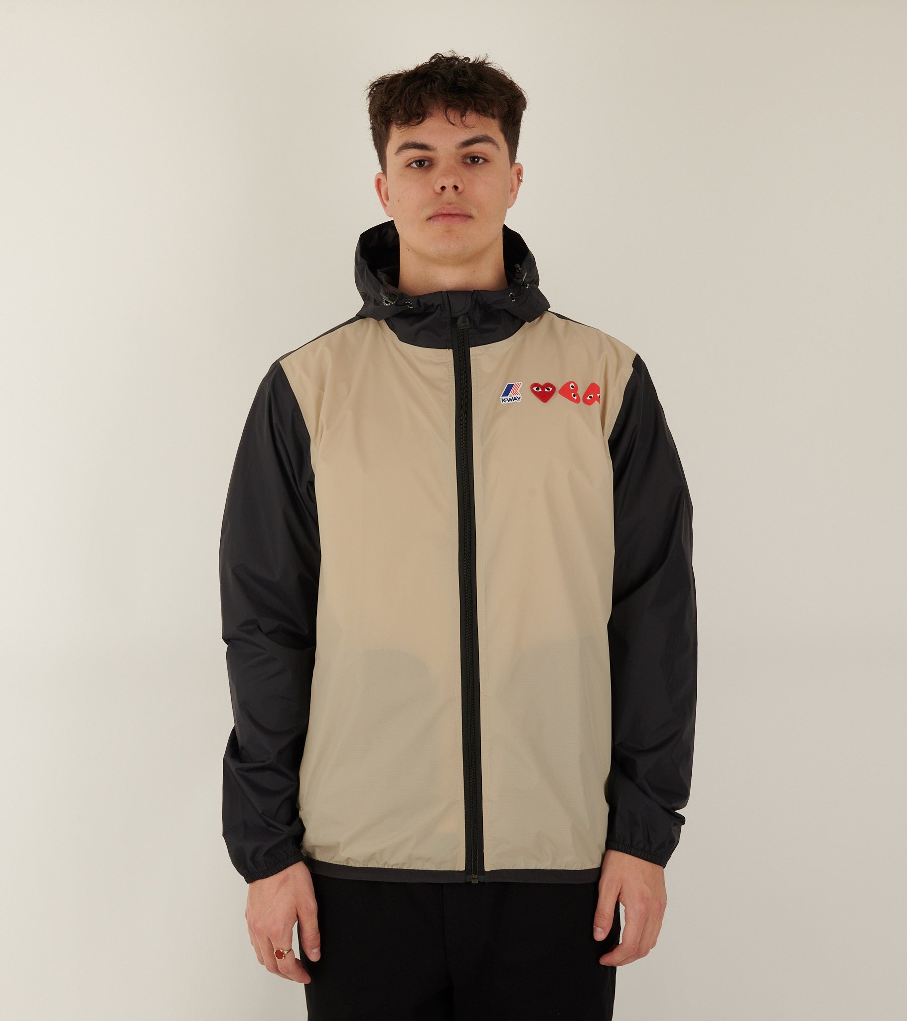 K-WAY Packable 3 Jacket Black/Beige