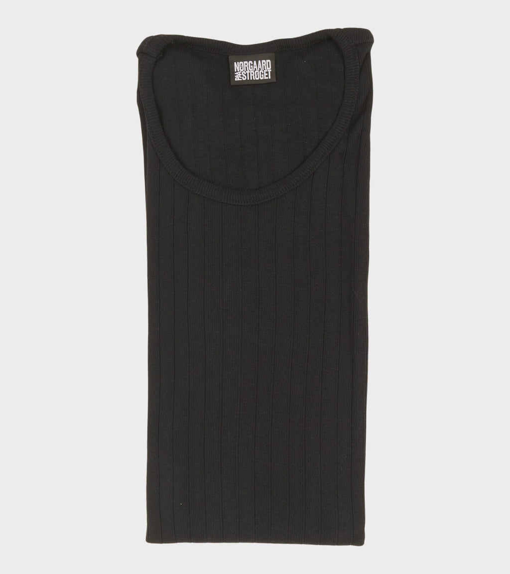 101 Rib Solid Colour Black