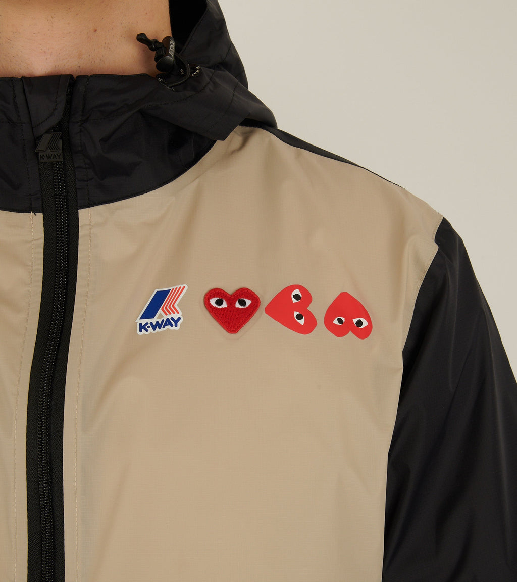 K-WAY Packable 3 Jacket Black/Beige