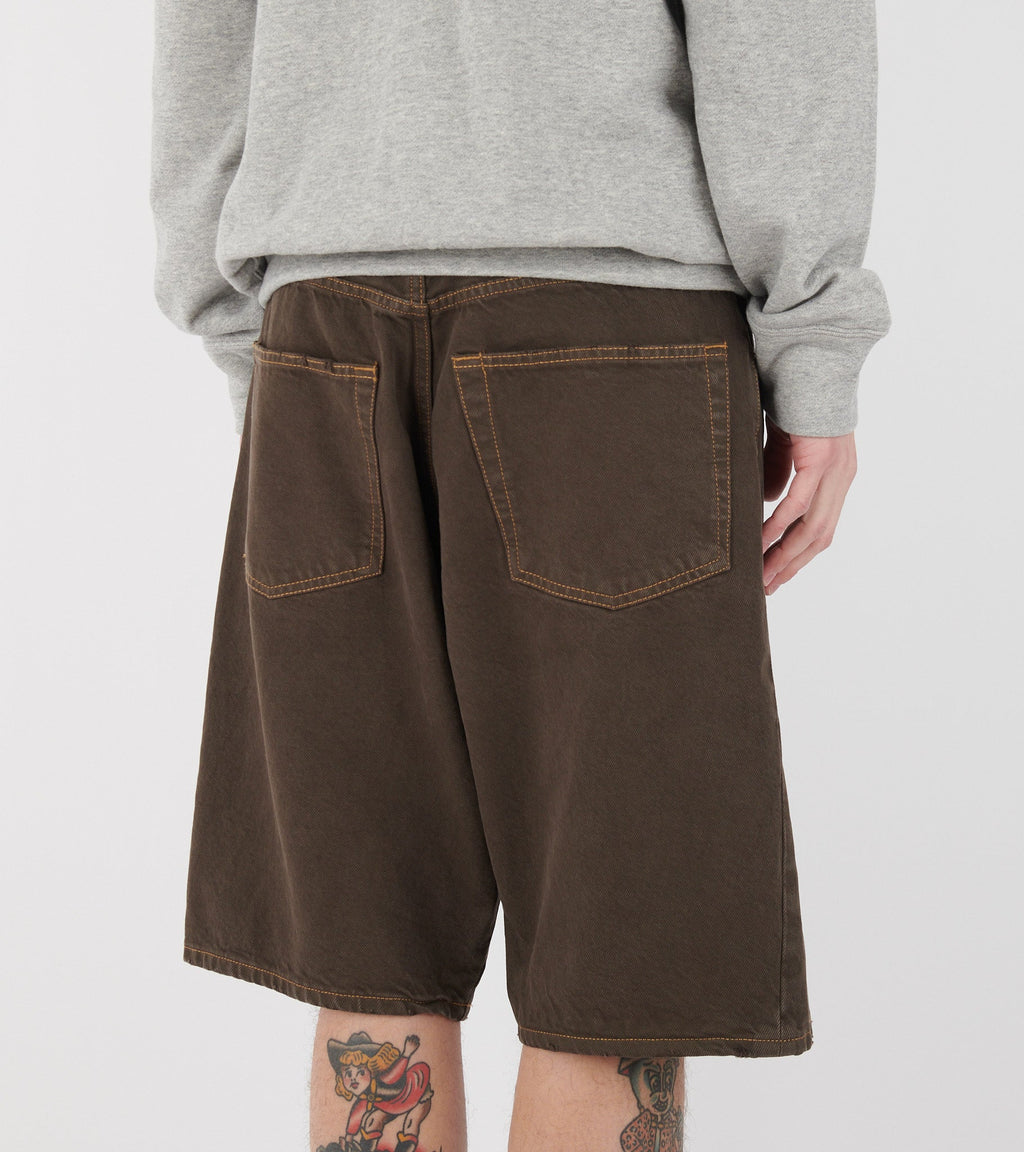 Wide Twist Short Vintage Brown