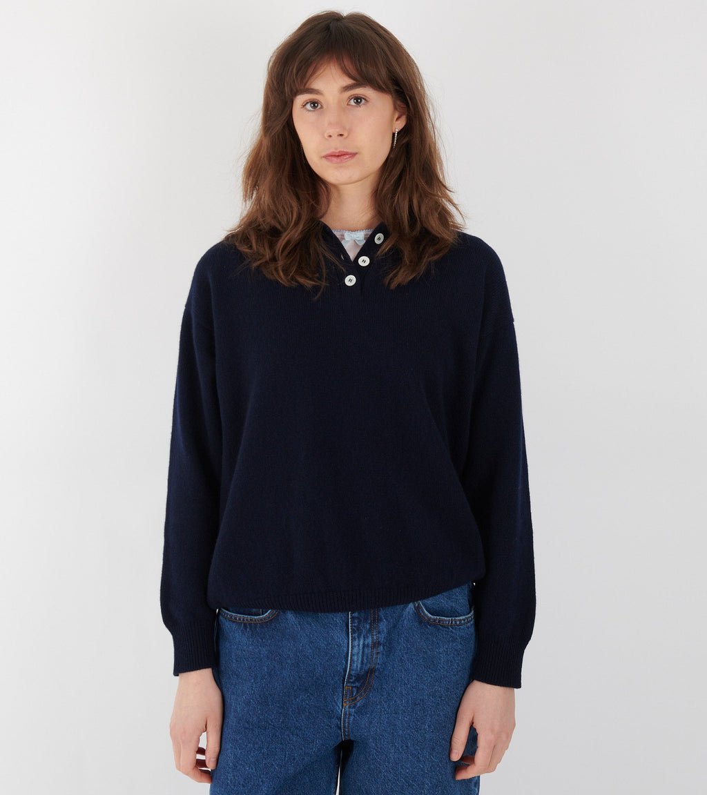 Edith Polo Shirt Navy