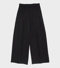 Heavy Wide Trousers Black