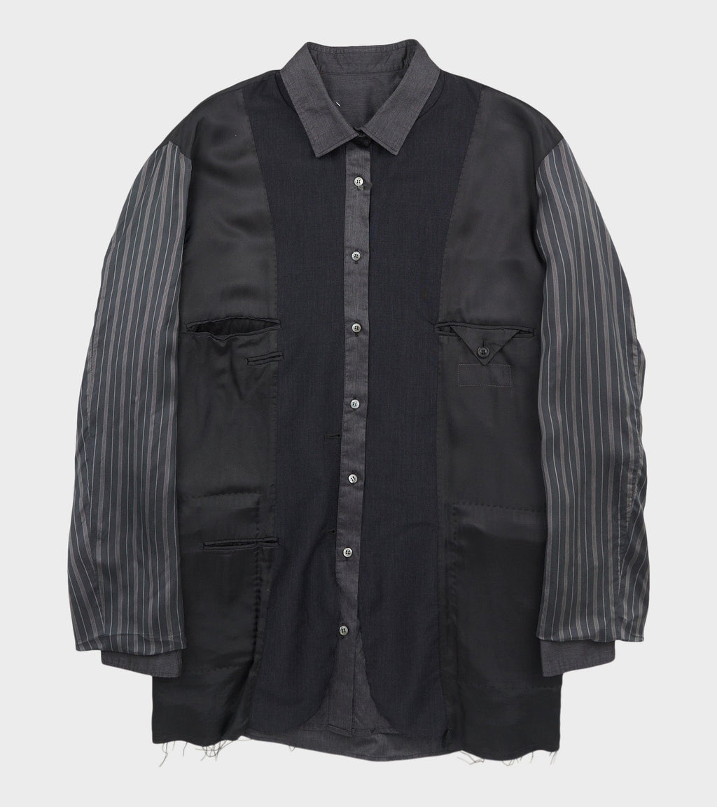 Reversible Overshirt Dark Grey