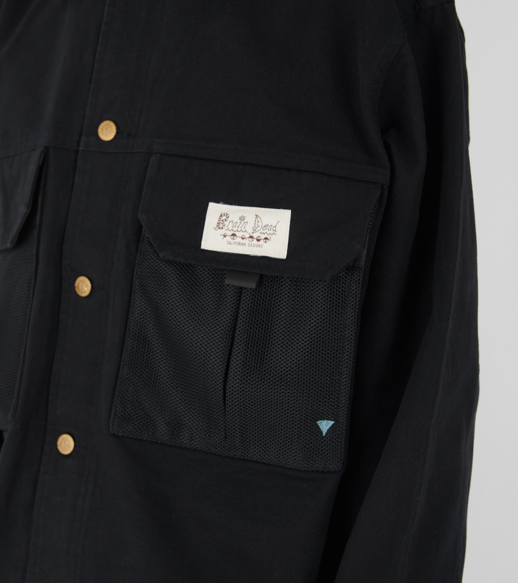 Cropped Chore Jacket Black