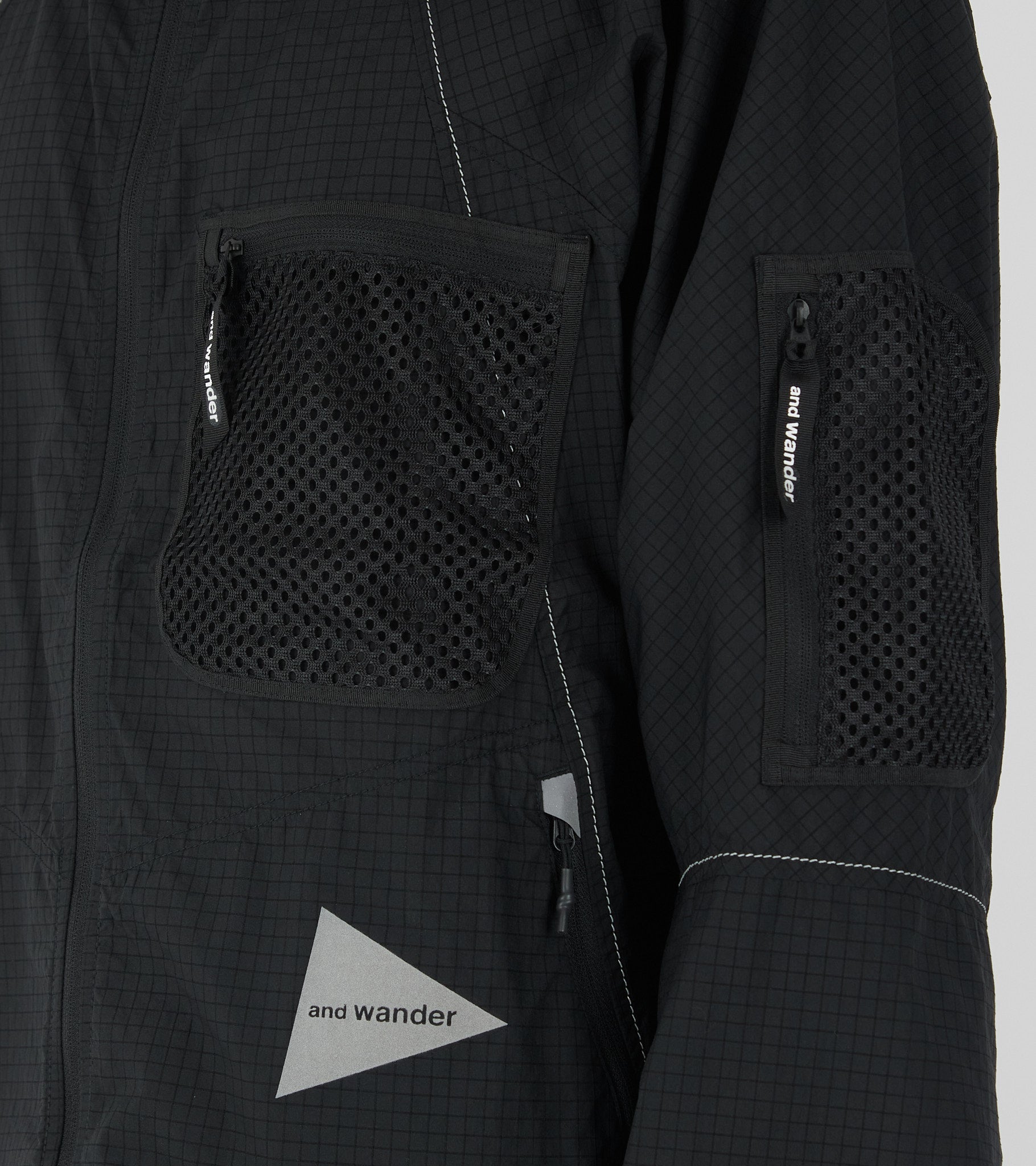 Breath Rip Hooded Jacket Black