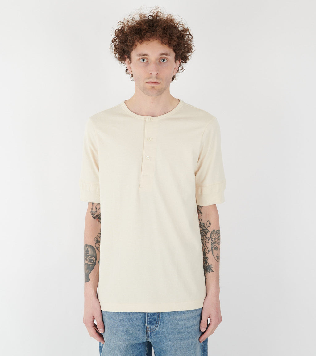 207 Men's Loopwheeled Henley T-shirt Nature