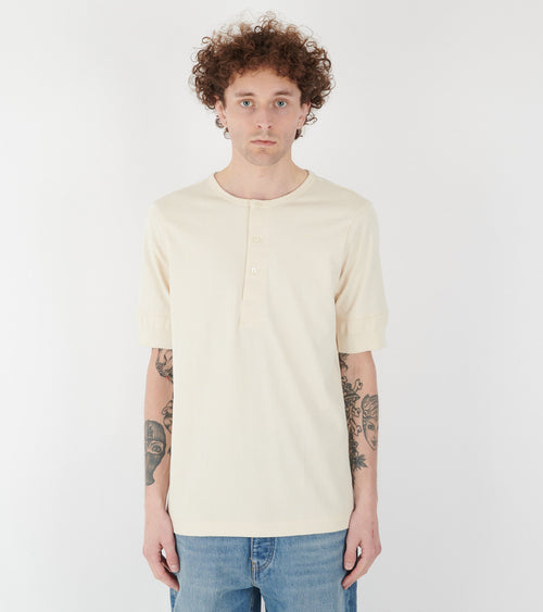 207 Men's Loopwheeled Henley T-shirt Nature