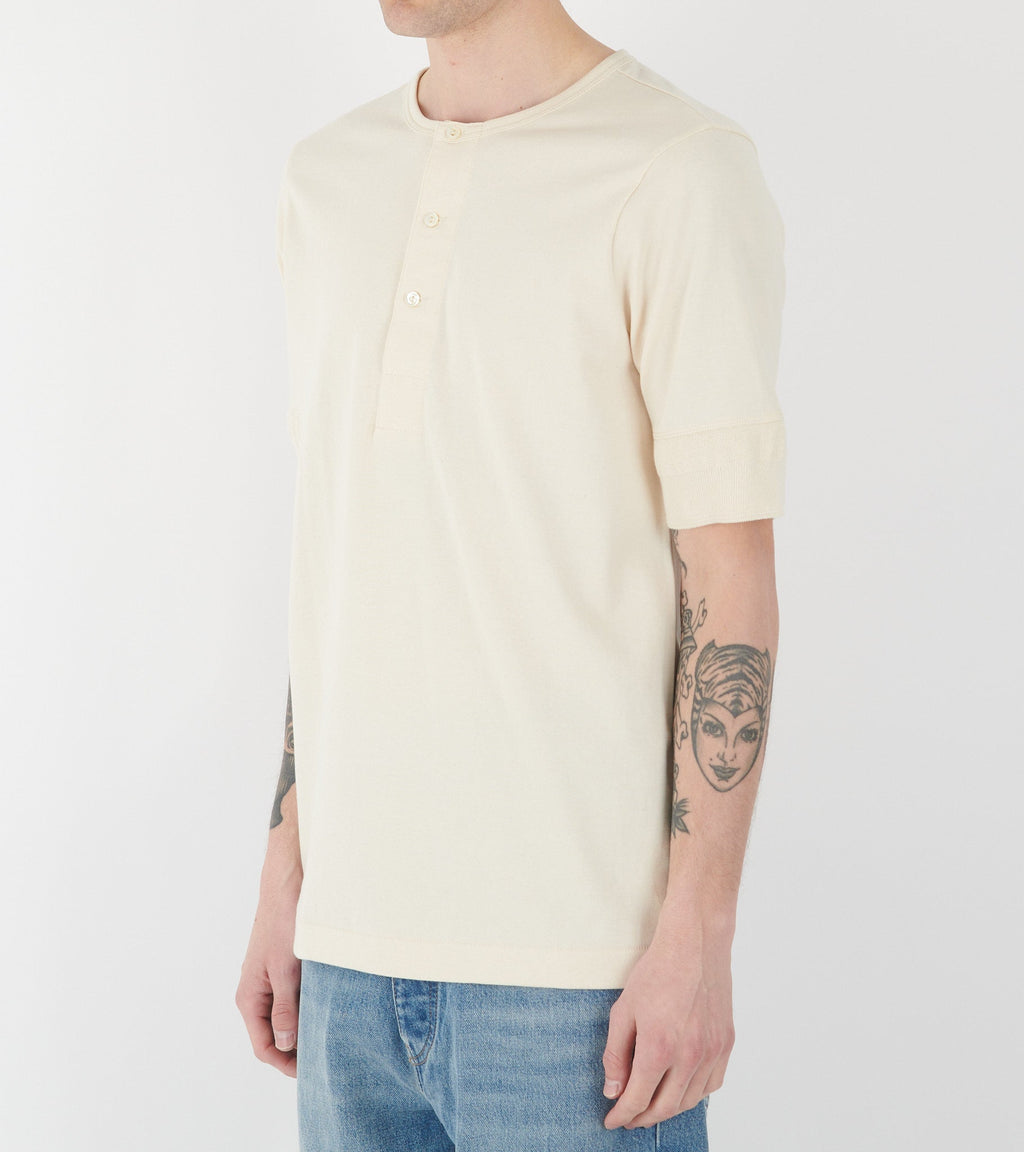 207 Men's Loopwheeled Henley T-shirt Nature