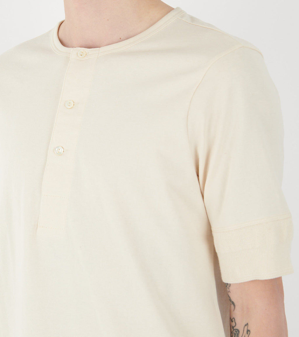 207 Men's Loopwheeled Henley T-shirt Nature
