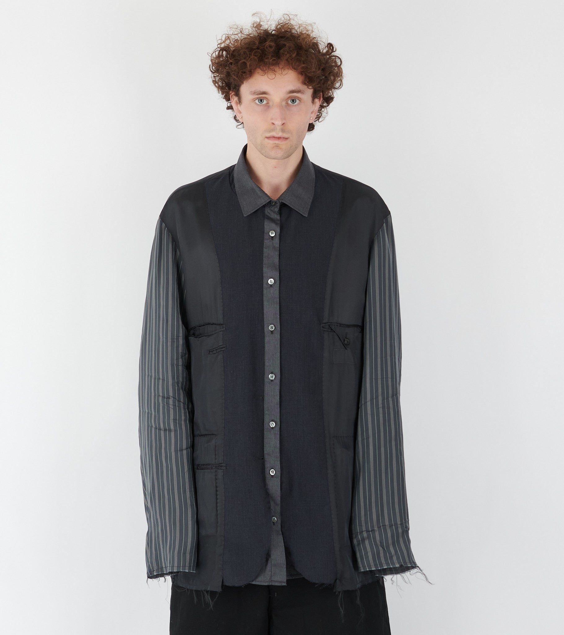 Reversible Overshirt Dark Grey