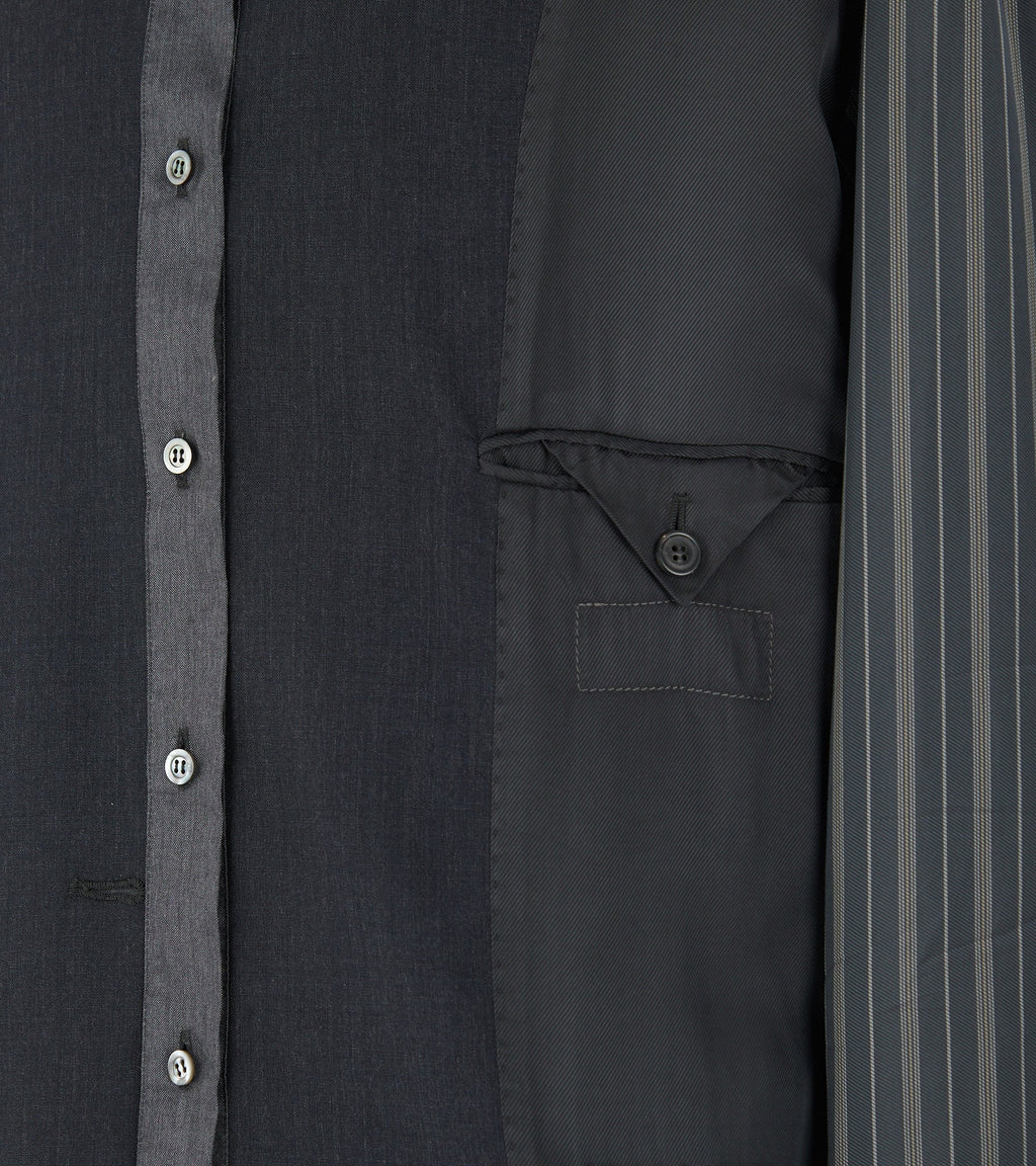 Reversible Overshirt Dark Grey