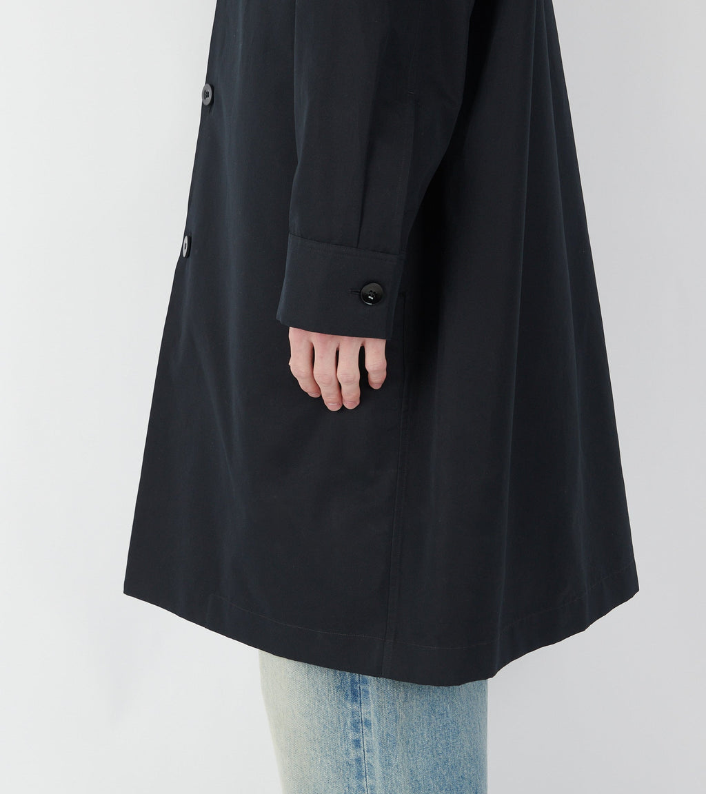 Silk Blend Coat Black
