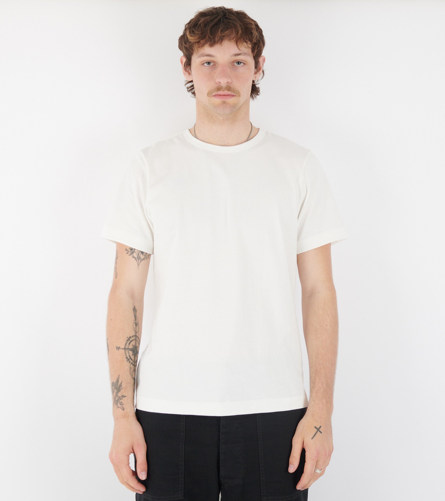 215 Men's Loopwheeled T-shirt White