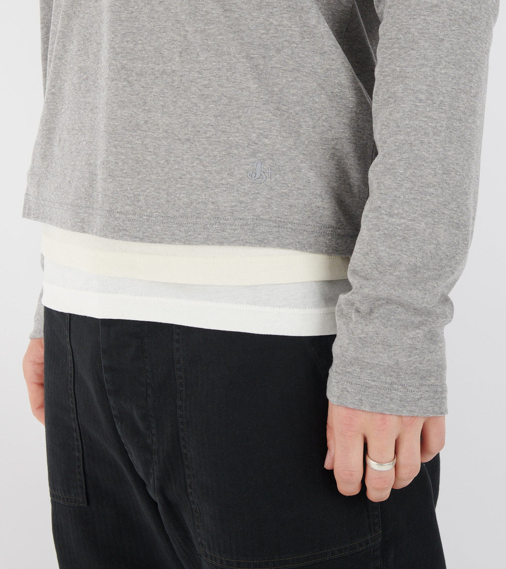 3-pack Layered Set White/Off-white/Grey Mix