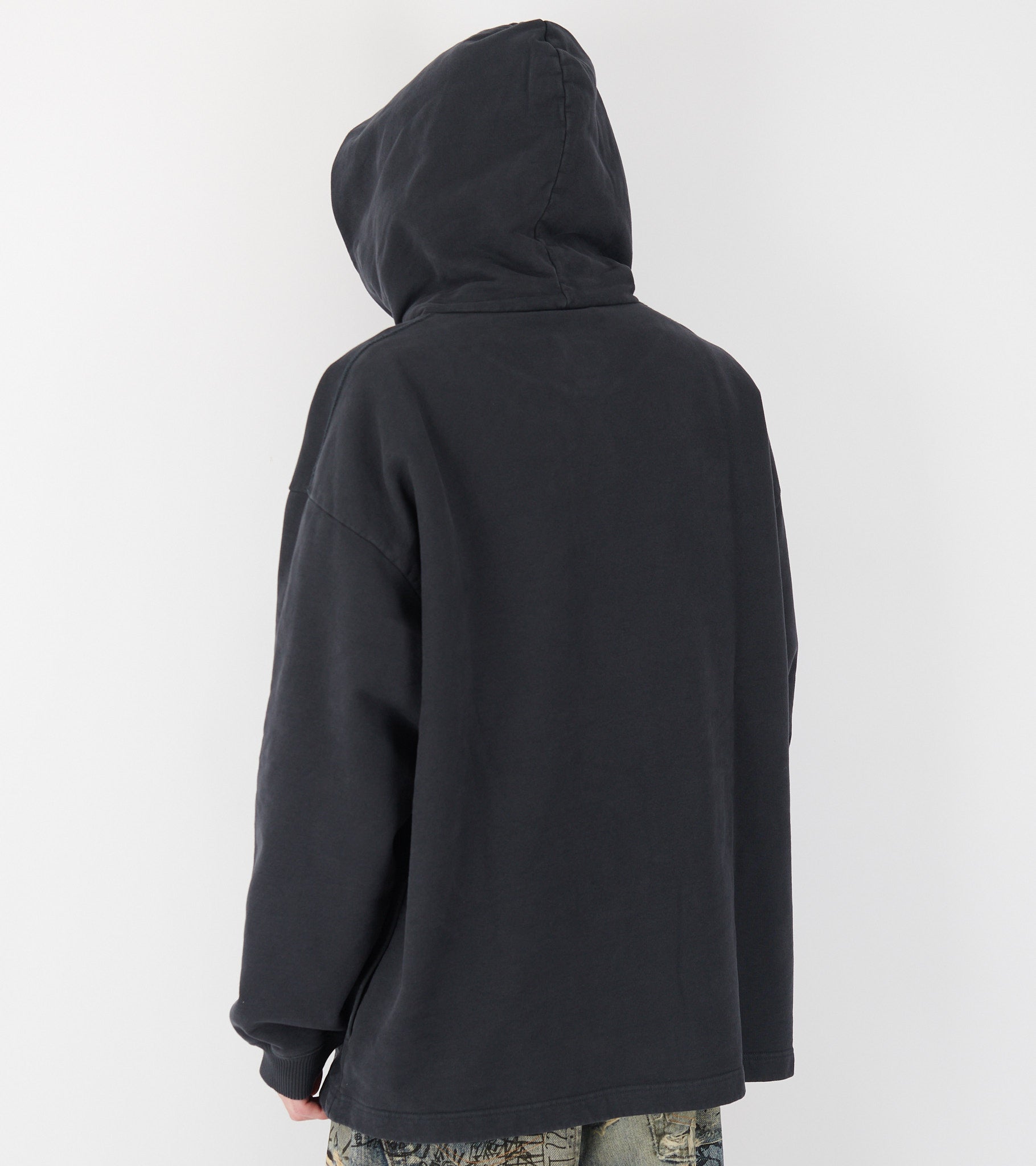 Logo Stamp Hoodie Black