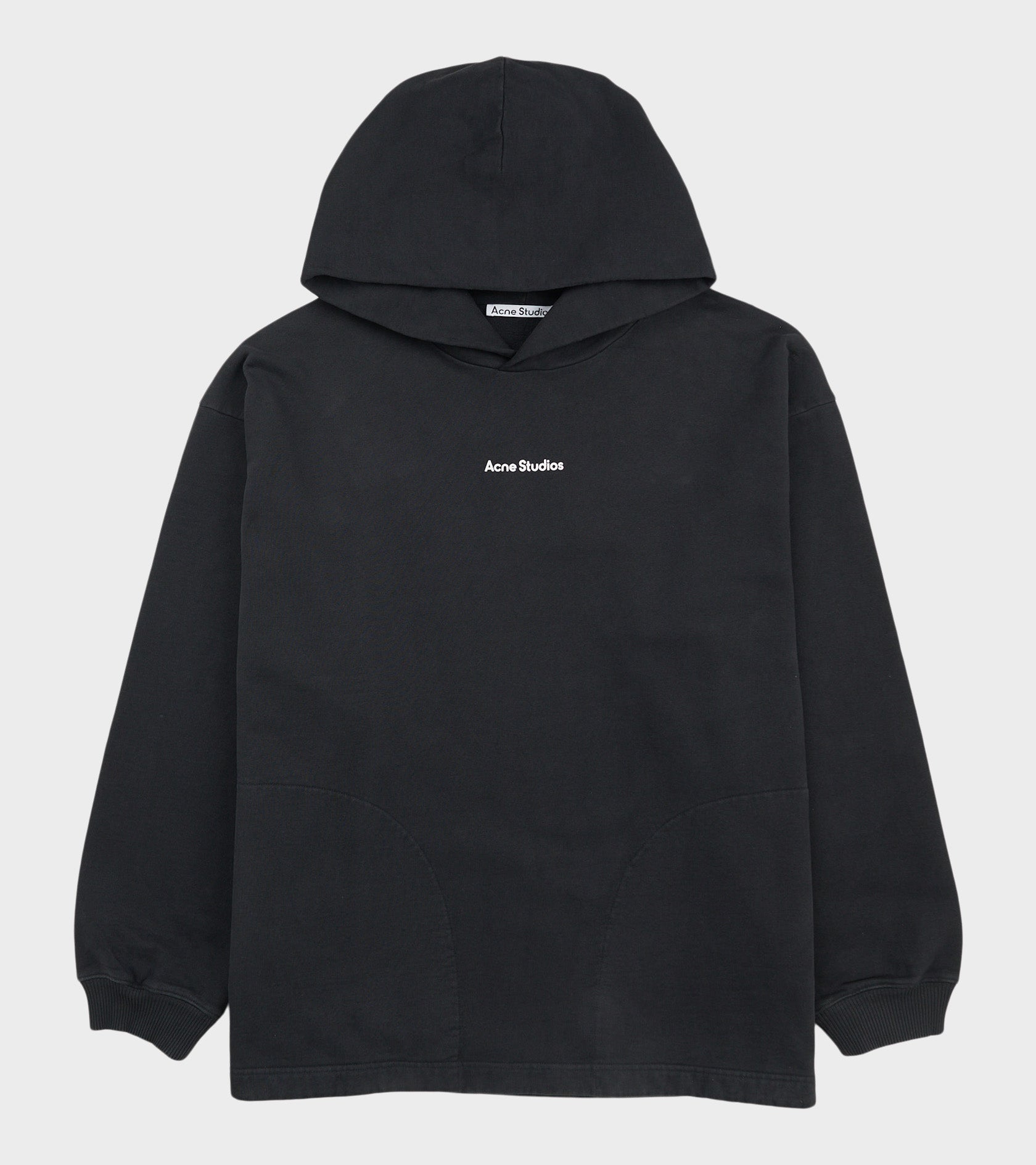 Logo Stamp Hoodie Black