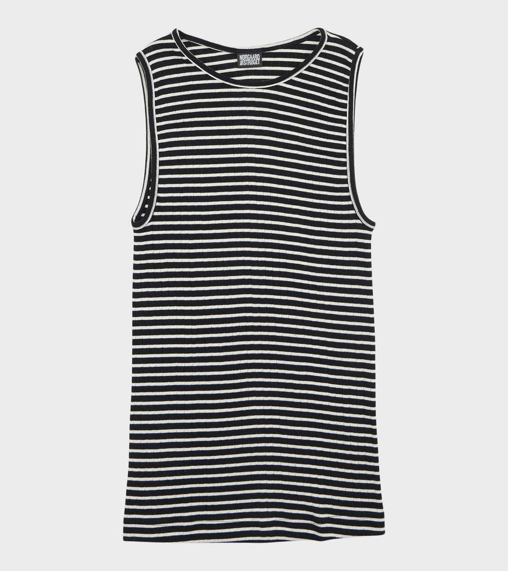 101 Tank Top Black/Ecru