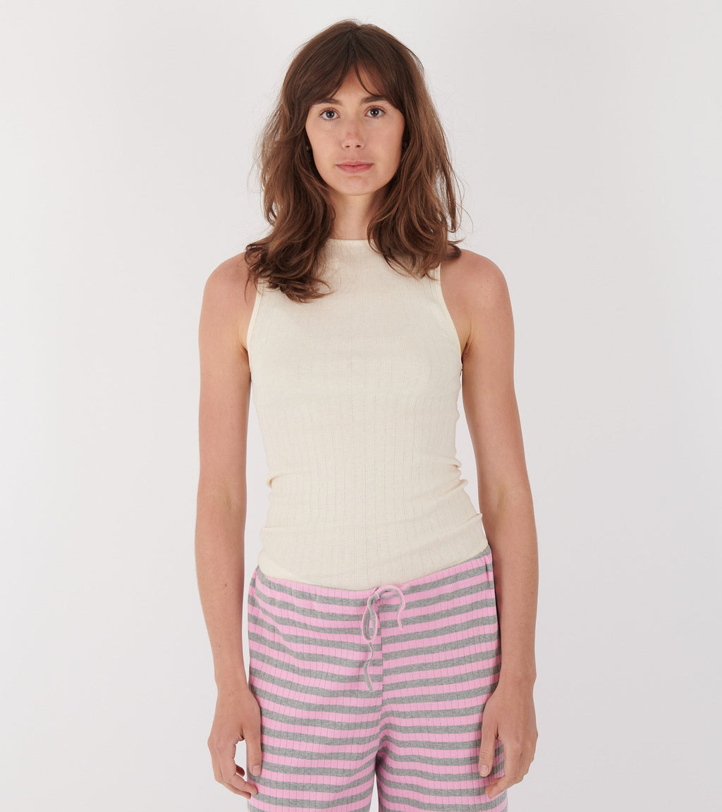 101 Tank Top Ecru