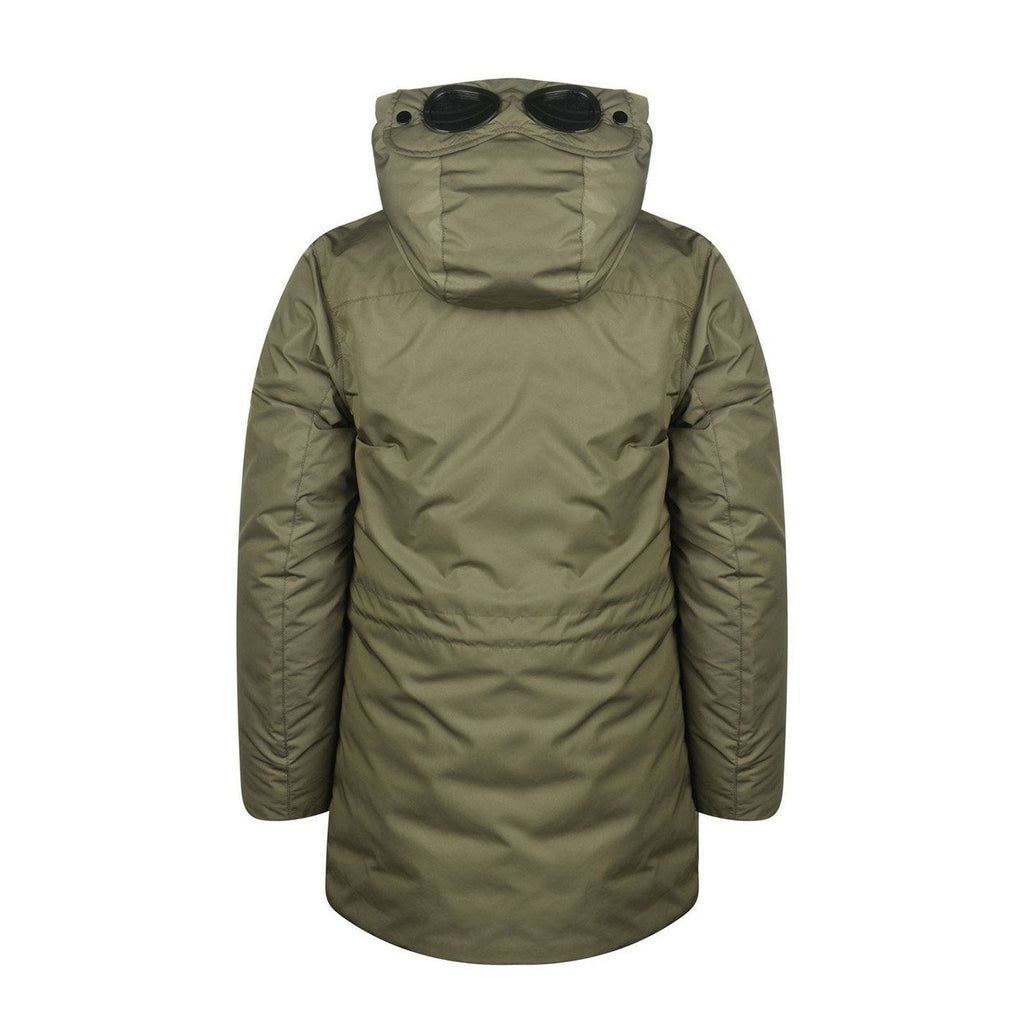 Kids CP Company Khaki Goggle Down Jacket