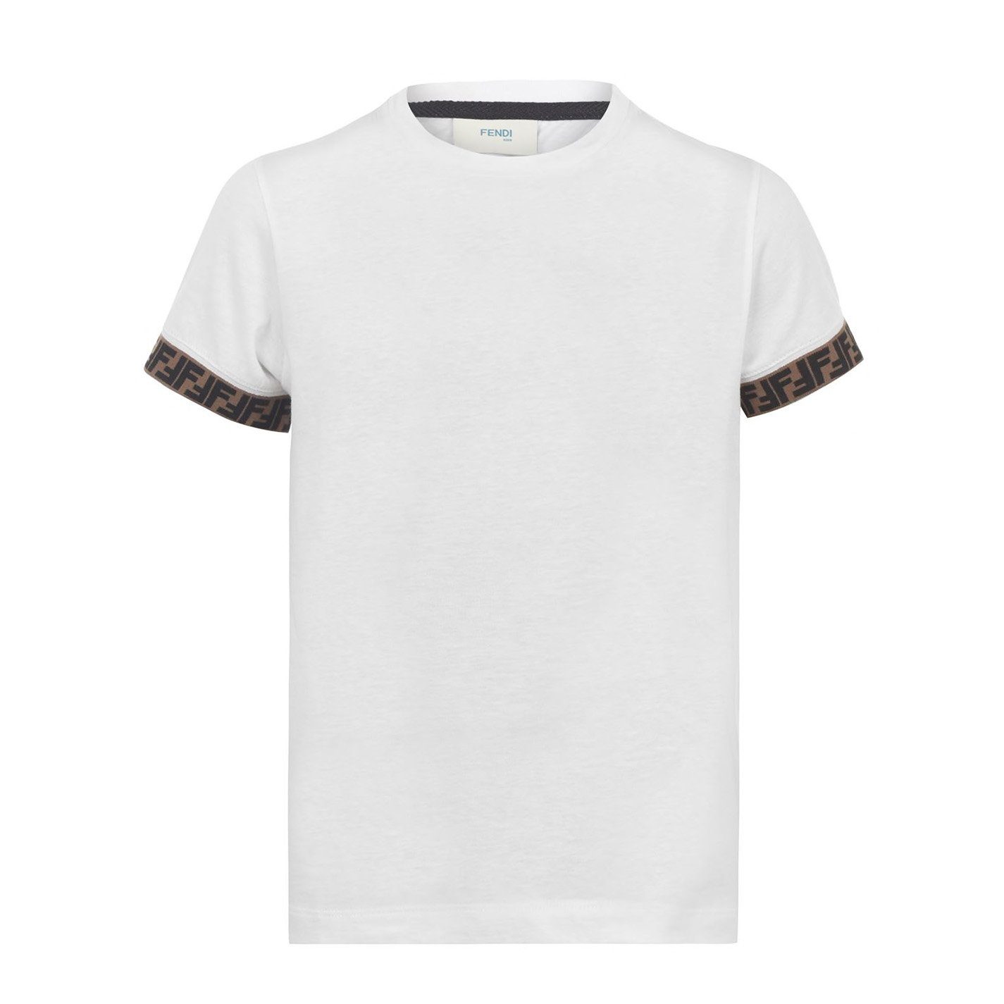 Kids Fendi FF Tape T-Shirt