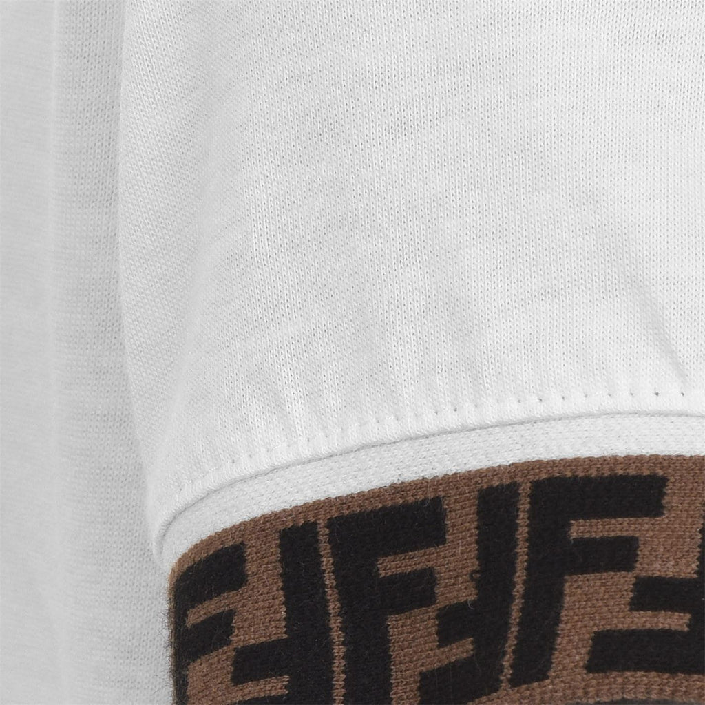 Kids Fendi FF Tape T-Shirt
