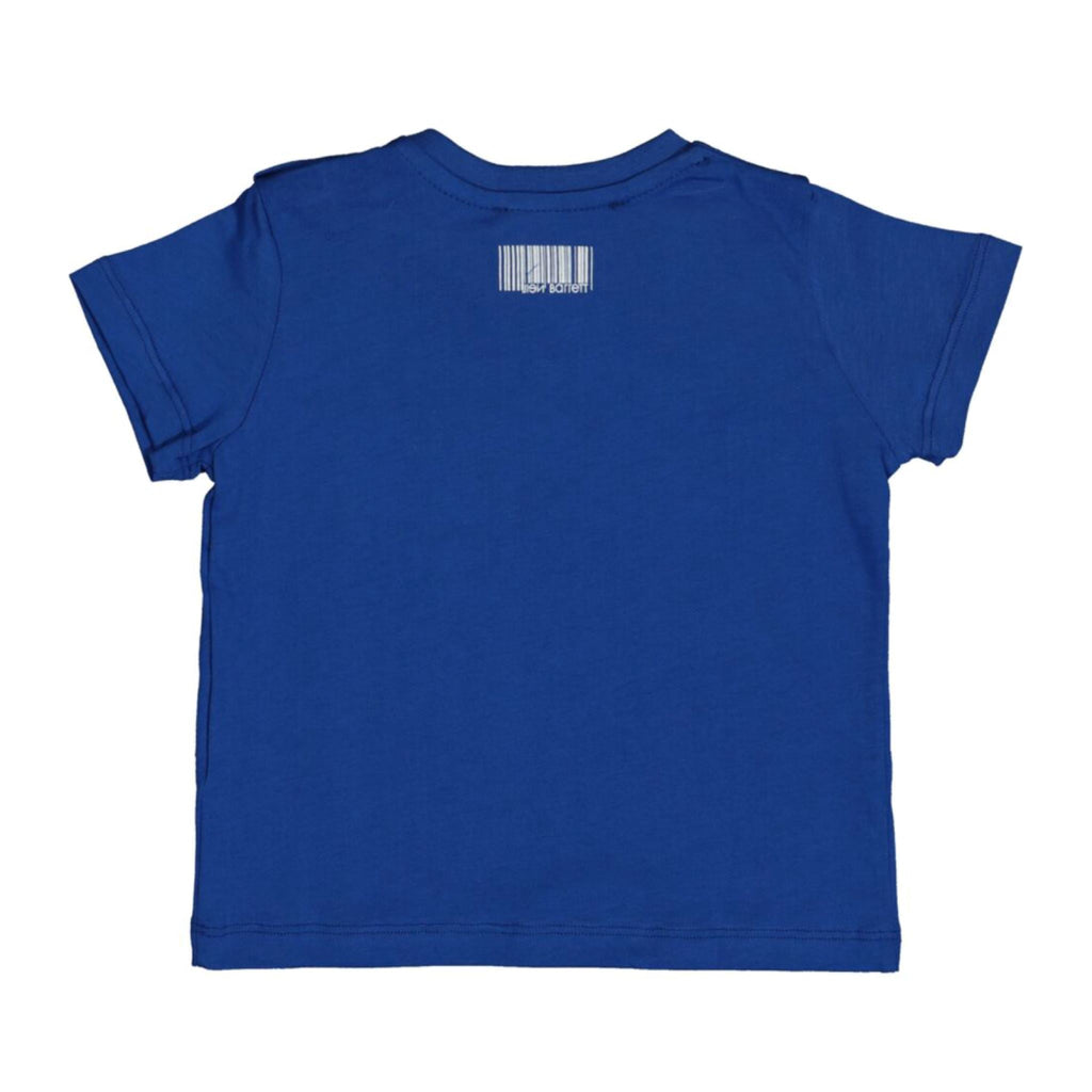 Kids Neil Barrett Blue Logo Tee