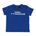 Kids Neil Barrett Blue Logo Tee