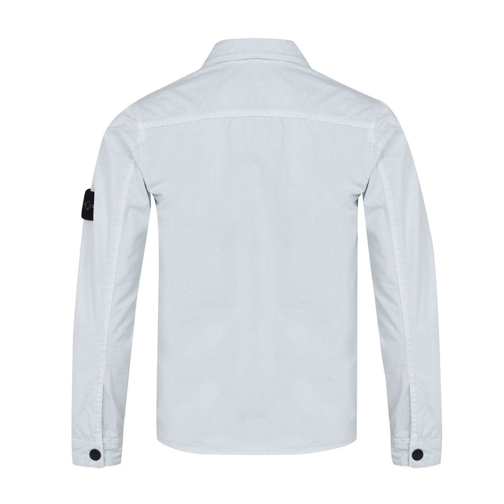Stone Island Junior Pale Blue Overshirt