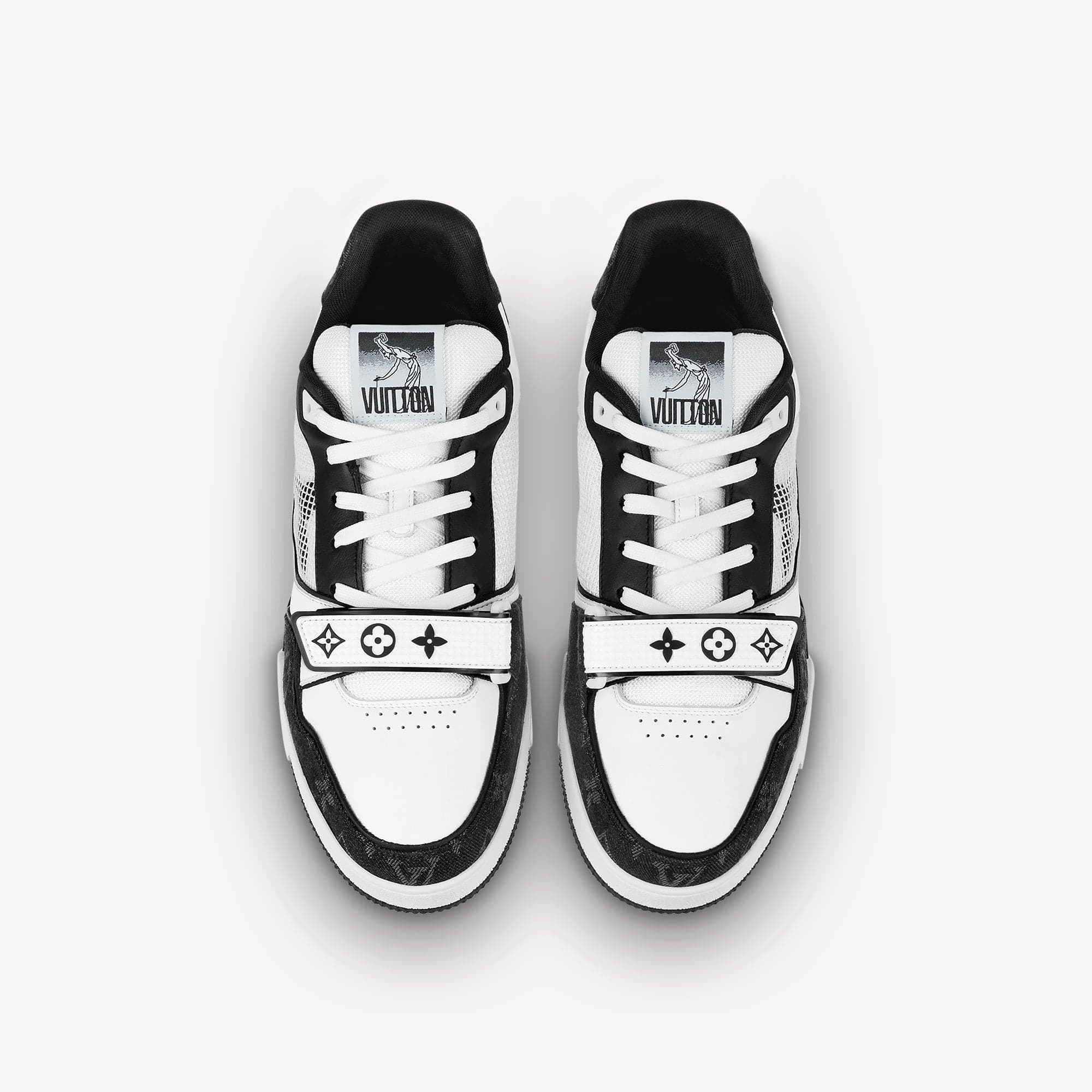LOUIS VUITTON TRAINER MONOGRAM DENIM BLACK