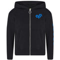 Kids Off-White Logo Printed Zipped Hoodie