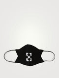 OFF WHITE NYLON KNIT FACE MASK ARROW