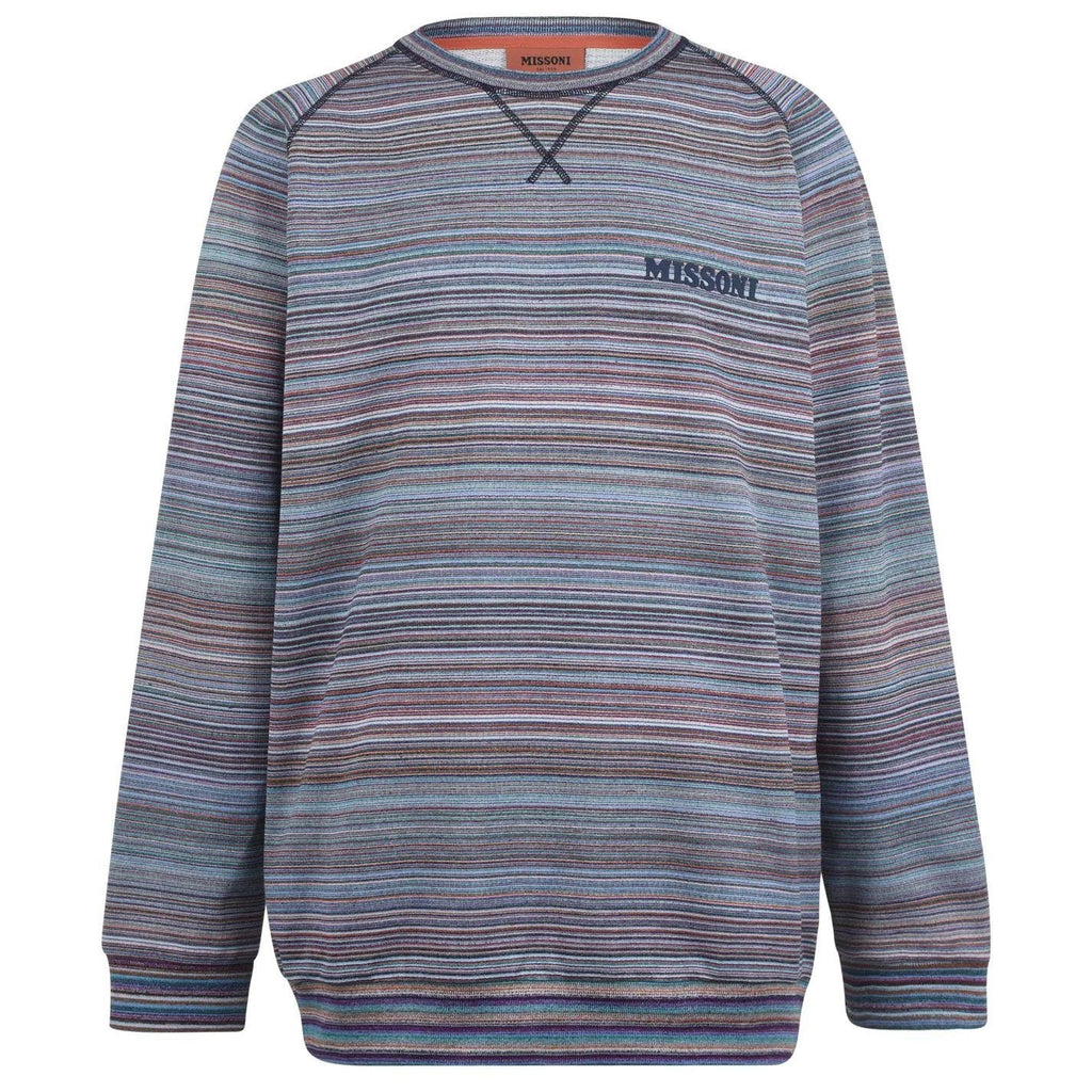 Missoni Multi Stripe Logo Sweatshirt