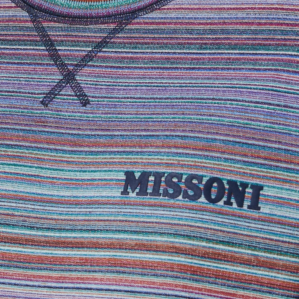 Missoni Multi Stripe Logo Sweatshirt