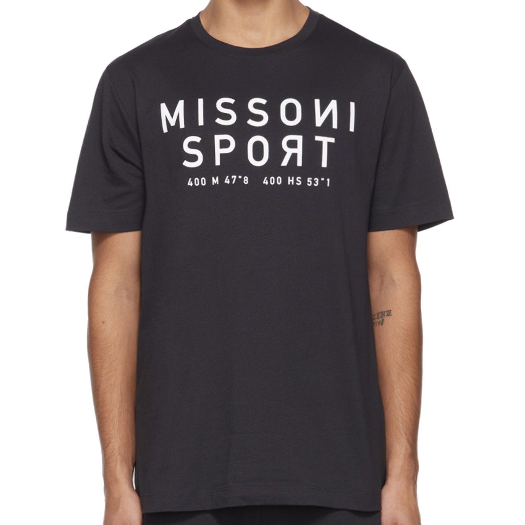 Missoni Navy Sport Logo T-Shirt