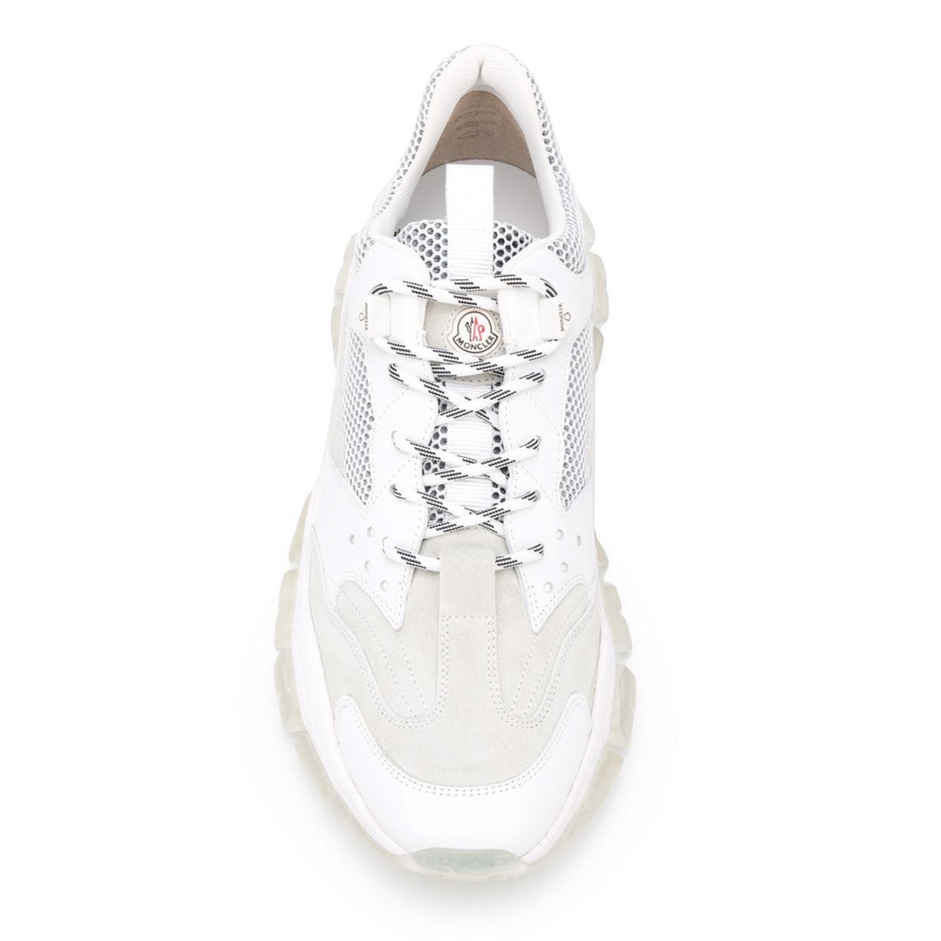 Moncler White Leave No Trace Sneakers